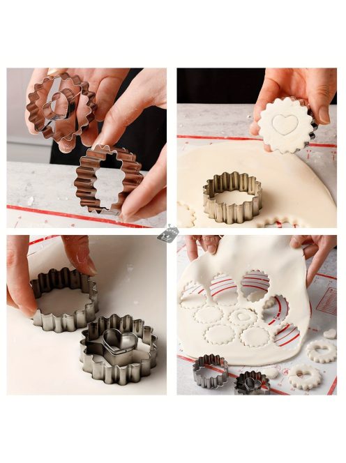 9 darabos Karácsonyi Süteményszaggató Készlet