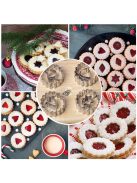 9 darabos Karácsonyi Süteményszaggató Készlet