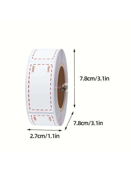 1 tekercs, Címkematrica