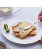 2 darabos rozsdamentes acél sajt- és vajkés készlet