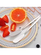 2 darabos rozsdamentes acél sajt- és vajkés készlet