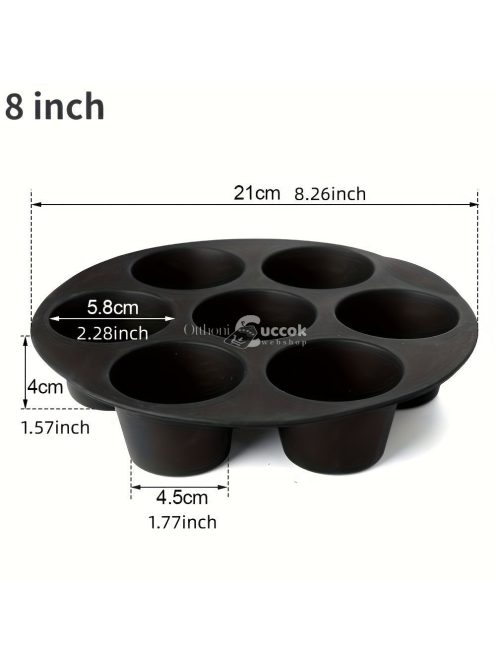 Szilikon muffin forma légfritőzhöz