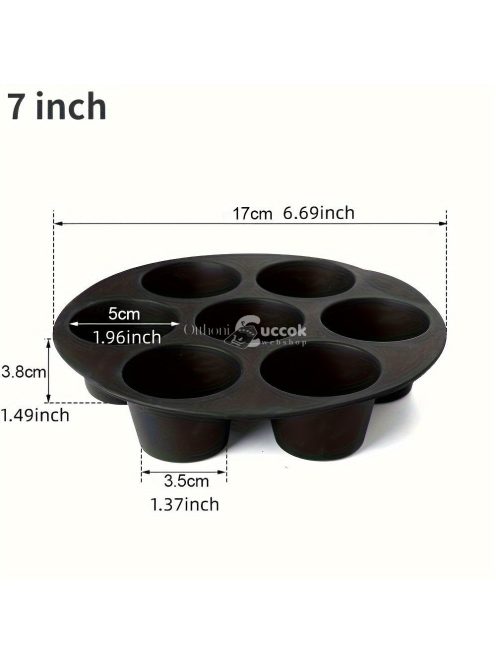 Szilikon muffin forma légfritőzhöz