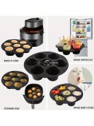 Szilikon muffin forma légfritőzhöz