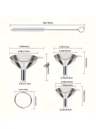 3 db többcélú tölcsérkészlet