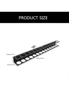   Nagy teherbírású fém falra szerelhető kés- és szerszámtartó