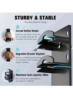 Falra Szerelhető Baseball Sapka Tároló