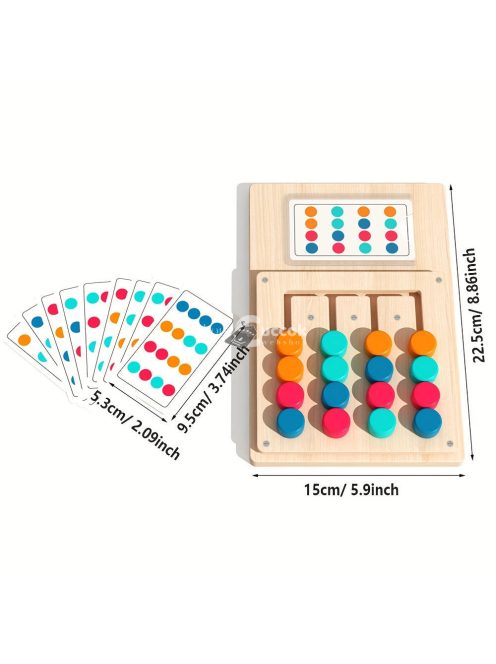 Beyton Fa Puzzle - Színes Logikai Játék