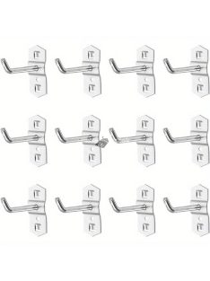 12 darabos fém lyukasztó horogkészlet