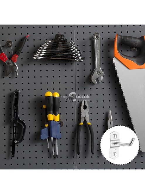 12 darabos fém lyukasztó horogkészlet