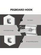 12 darabos fém lyukasztó horogkészlet