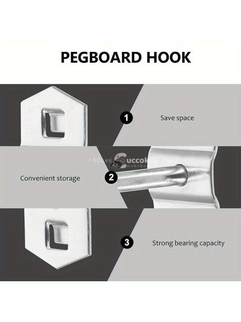 12 darabos fém lyukasztó horogkészlet