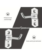 12 darabos fém lyukasztó horogkészlet