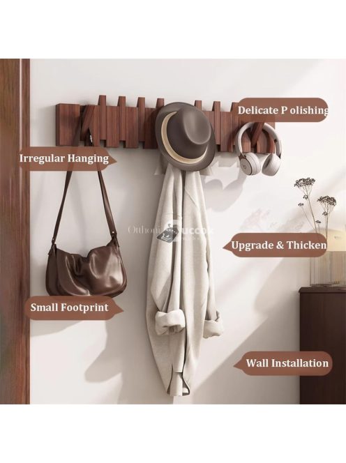 Fa Falra Szerelhető Zongora Kabátakasztó