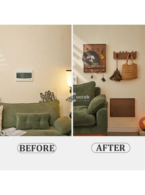 Fa Falra Szerelhető Zongora Kabátakasztó