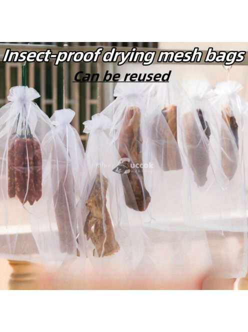 5 db-os nejlon hálós szárítózsák