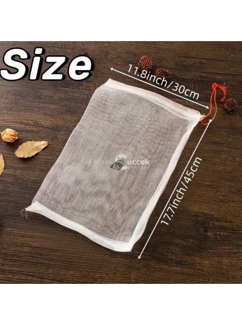 5 db-os nejlon hálós szárítózsák