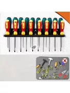 Többcélú Fém Falra Szerelhető Szerszámkészlet Tartó