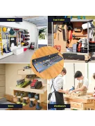 Többcélú Fém Falra Szerelhető Szerszámkészlet Tartó