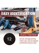 Szövetkulcs Szervező Tekercs 25 Zsebbel