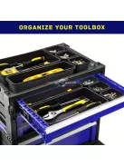 26 darabos készlet műanyag szerszámfiók