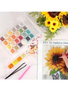 28 Rácsos Festőeszköz Tároló doboz