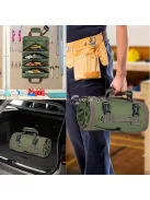 Szerszámtáska tekercs, nagy teherbírású szerszámszervező férfiaknak és nőknek