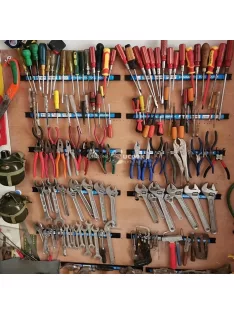   1db Mágneses Szerszámtartó Szalag, Rozsdamentes Acél Felületű mágnesrúd