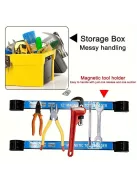 1db Mágneses Szerszámtartó Szalag, Rozsdamentes Acél Felületű mágnesrúd