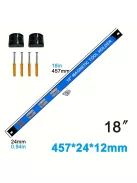 1db Mágneses Szerszámtartó Szalag, Rozsdamentes Acél Felületű mágnesrúd