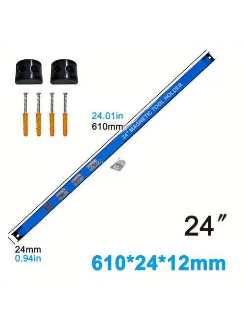 1db Mágneses Szerszámtartó Szalag, Rozsdamentes Acél Felületű mágnesrúd