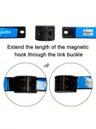 1db Mágneses Szerszámtartó Szalag, Rozsdamentes Acél Felületű mágnesrúd