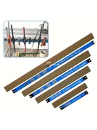 1db Mágneses Szerszámtartó Szalag, Rozsdamentes Acél Felületű mágnesrúd