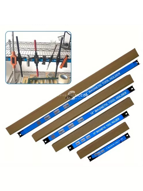 1db Mágneses Szerszámtartó Szalag, Rozsdamentes Acél Felületű mágnesrúd