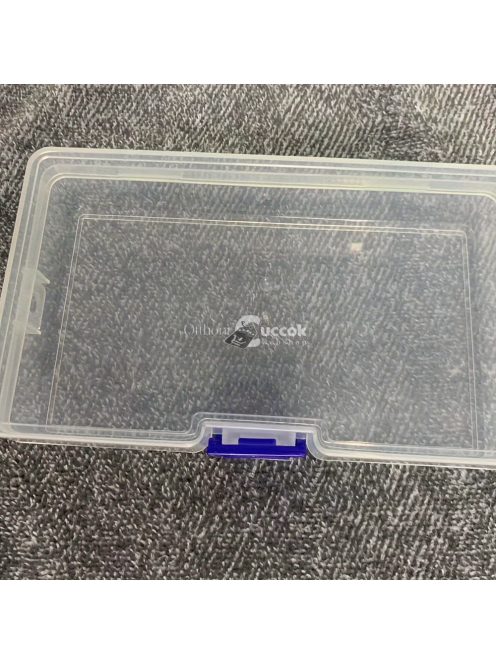 5db átlátszó műanyag tárolódoboz, ékszertároló rendszer, üres többfunkciós tárolódoboz