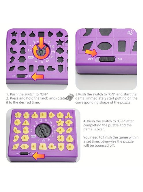 Időzítő puzzle játék,
