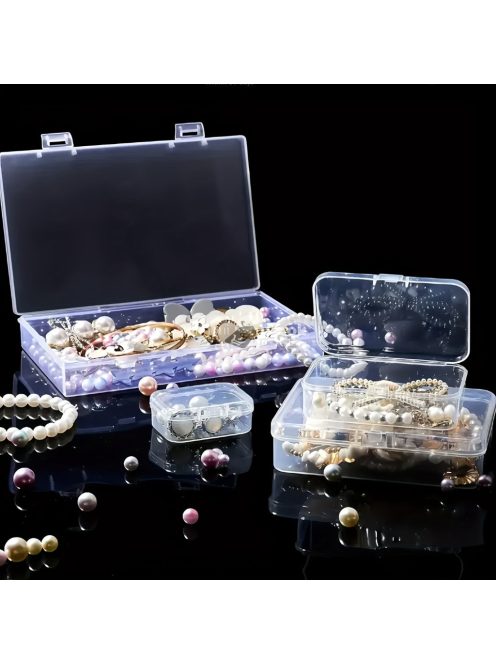 12db Átlátszó Műanyag Tárolódoboz