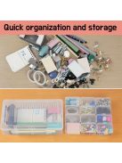 12db Átlátszó Műanyag Tárolódoboz