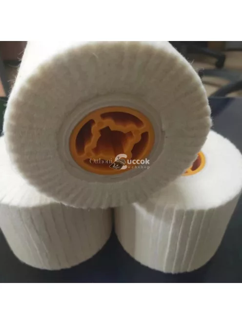 Nagyon sűrű, keresztirányú, gyapjúkefe, polírozókorong