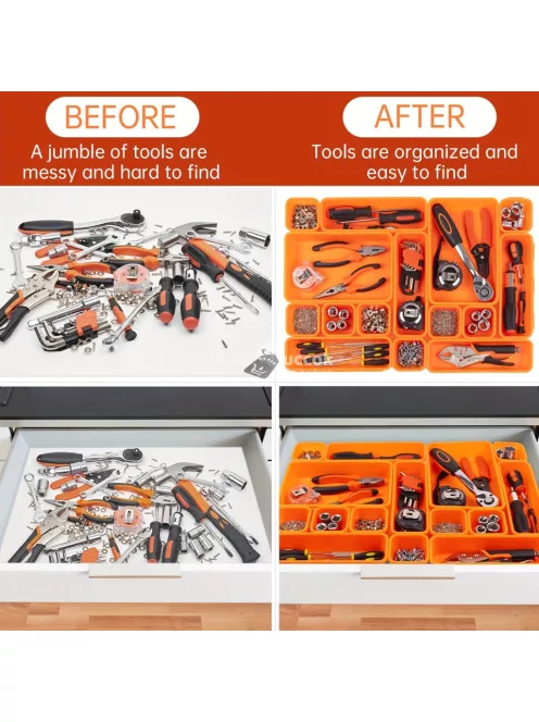 Szerszámosláda Szervező, Szerszámtálca-elválasztók