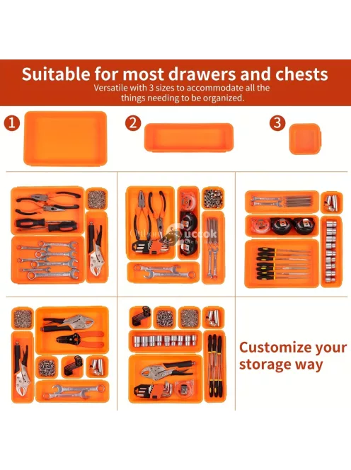 Szerszámosláda Szervező, Szerszámtálca-elválasztók