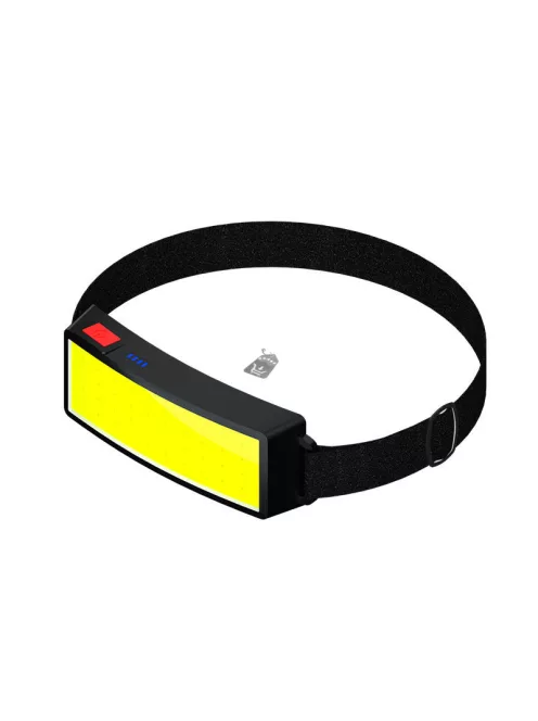 USB-vel Tölthető Ultra-Fényes COB Árnyékoló Fejlámpa Hosszú Akkumulátor Élettartammal
