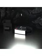 USB-vel Tölthető Ultra-Fényes COB Árnyékoló Fejlámpa Hosszú Akkumulátor Élettartammal