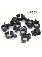 24db Fekete Műanyag Autókábel Kötözők