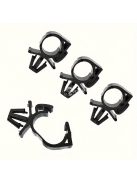 24db Fekete Műanyag Autókábel Kötözők