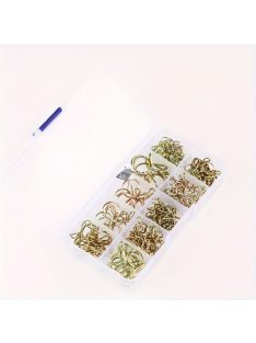   126 darabos rugós tömlőbilincs készlet öntözőtömlőkhöz, levegőcsövekhez