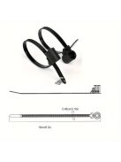 50db Fekete Nylon Kábelkötegelő