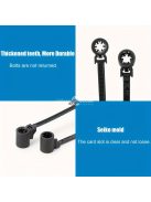 50db Fekete Nylon Kábelkötegelő