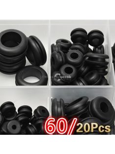 20db fekete O-gyűrűs gumi alátét, tömítés