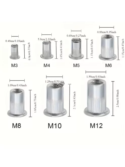165db-os rozsdamentes acél csavar készlet (csak a csavarokat tartalmazza!)